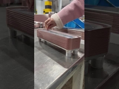 ろう付けされた版の熱交換器