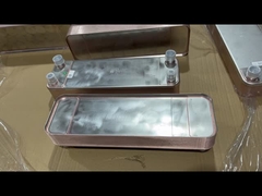 ろう付けされた版の熱交換器