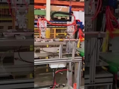 溶接板の熱交換器の作業ライン