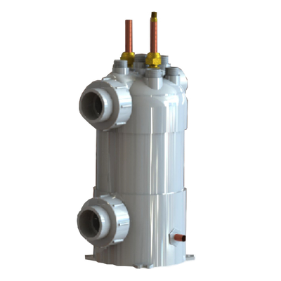 PVCチタンチラーコイル 水泳池 交換器 温水用熱ポンプ
