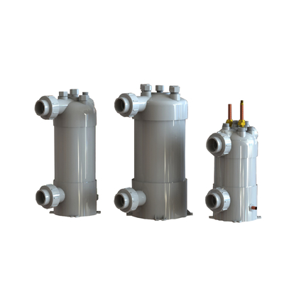 PVCチタンチラーコイル 水泳池 交換器 温水用熱ポンプ
